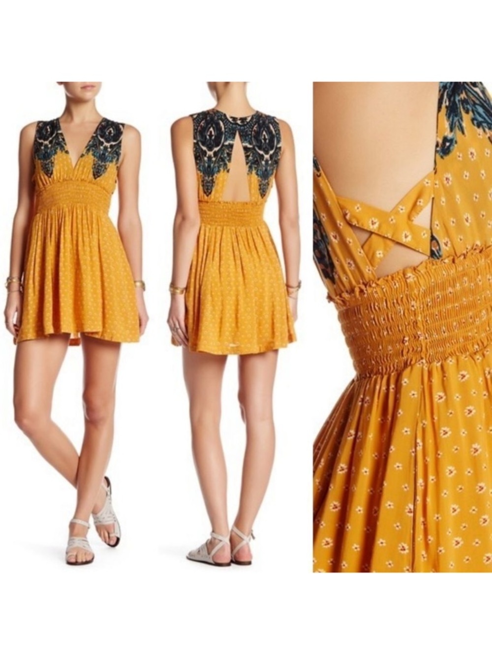 NWT FREE PEOPLE Walking Through Dreams Dress XS
